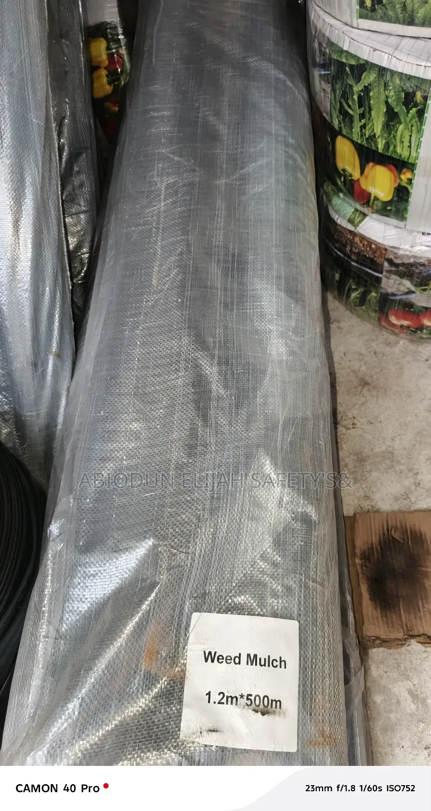 Original Quality Weed Mat Net 1 Meter by 100 Meters Length
