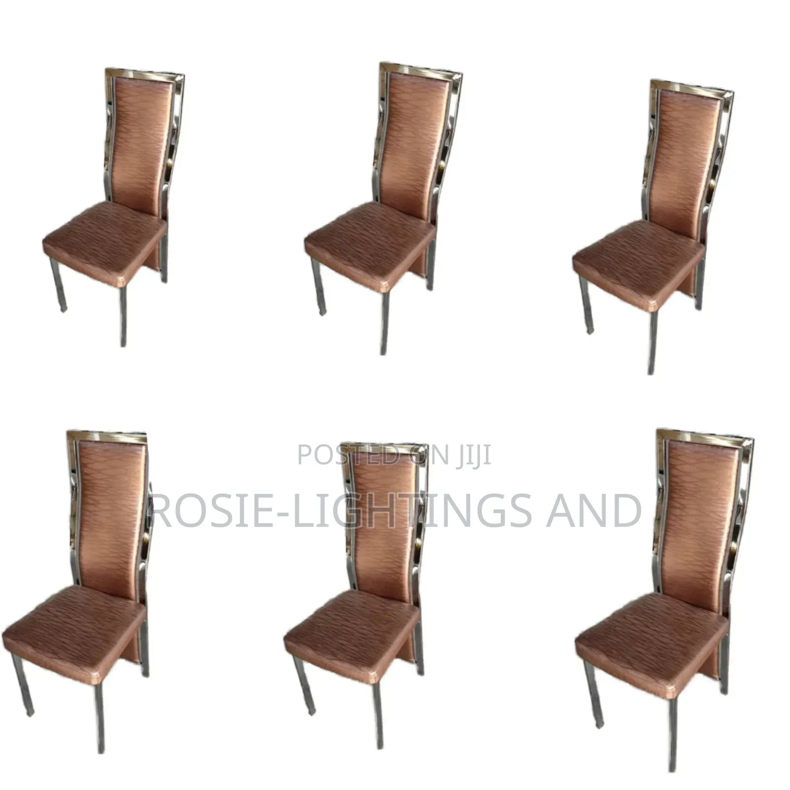Dinning Chair Replacement by 6 Brown