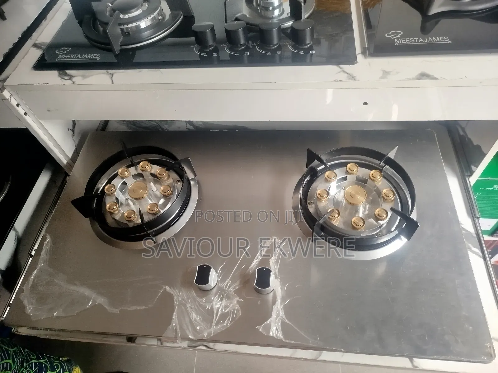 2 Burner Premium Stainless in-Built Table Top Gas