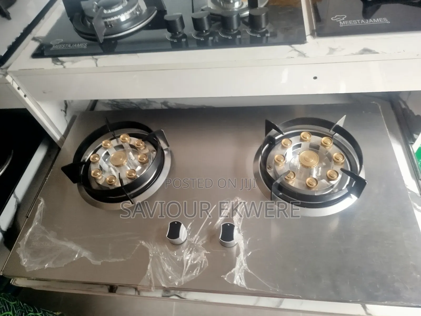 2 Burner Premium Stainless in-Built Table Top Gas
