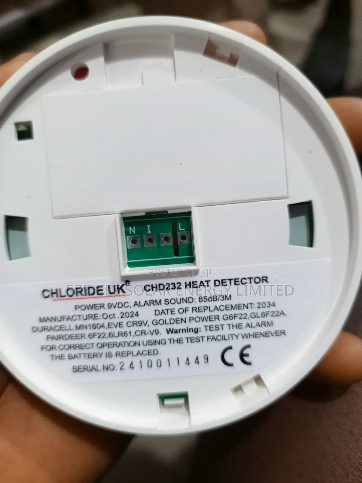 Battery Heat Detector