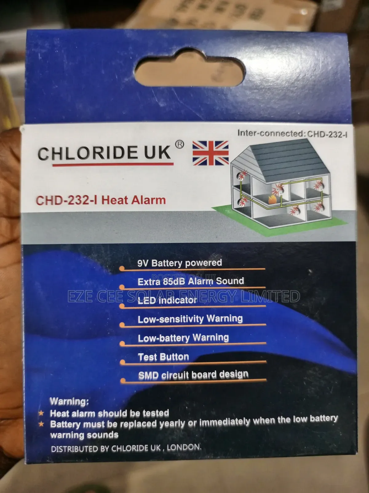 Battery Heat Detector