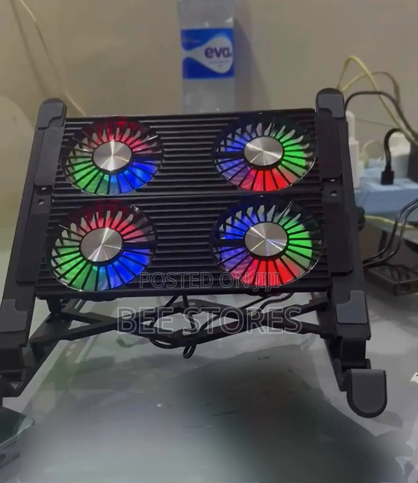 Quality Laptop Tablet Stand With Cooling Fan and Light