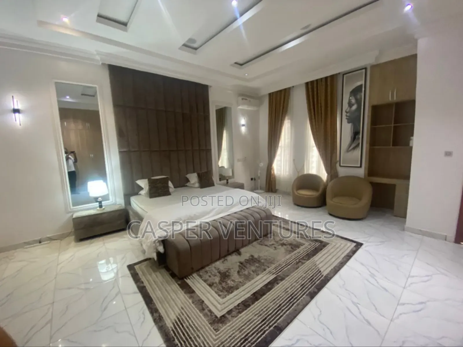 Furnished 4bdrm Duplex in Idado for rent