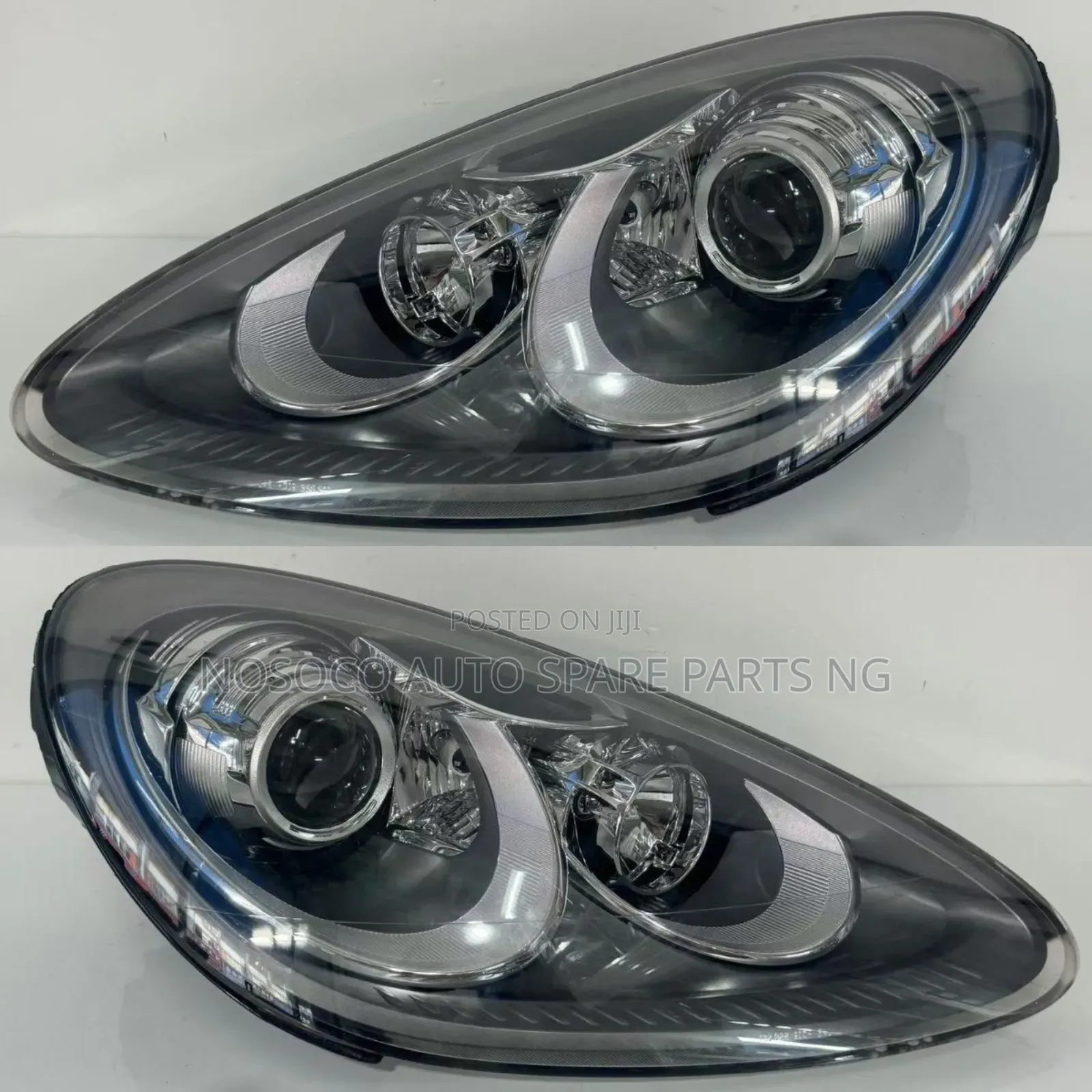Set Of Head Light Porsche Cayenne 2013