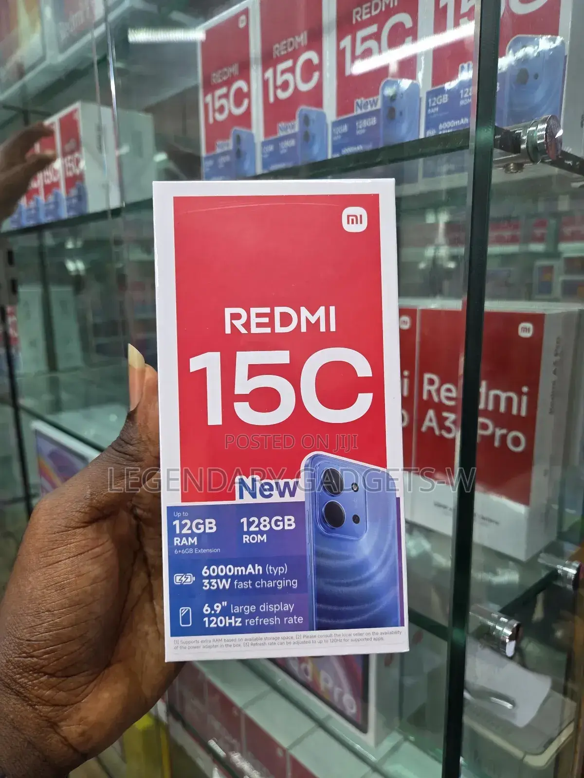 New Xiaomi Redmi 15C 4G 128 GB Black