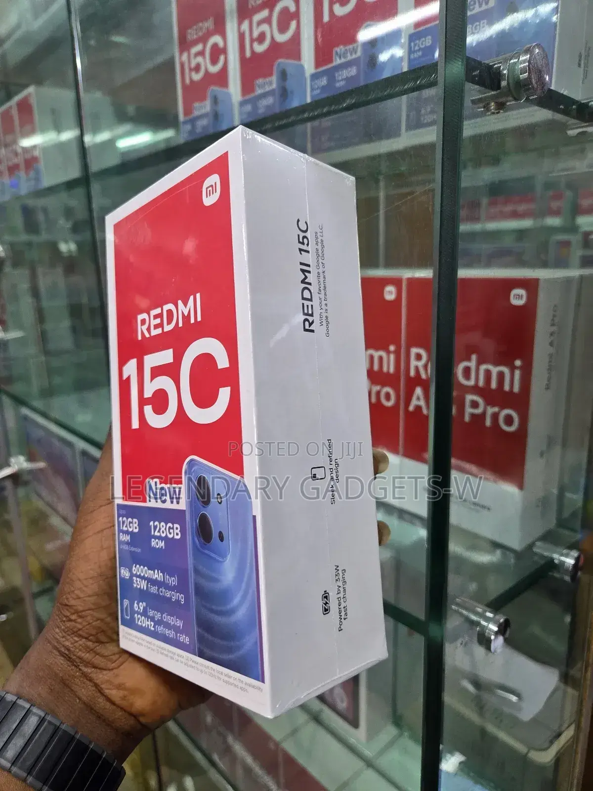 New Xiaomi Redmi 15C 4G 128 GB Black