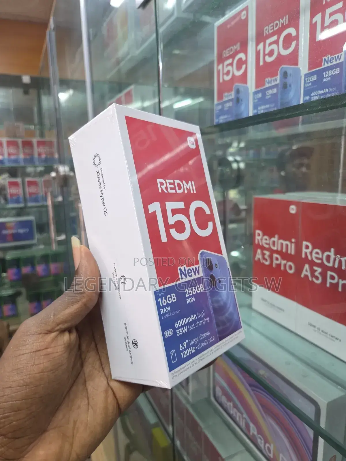 New Xiaomi Redmi 15C 4G 256 GB Blue