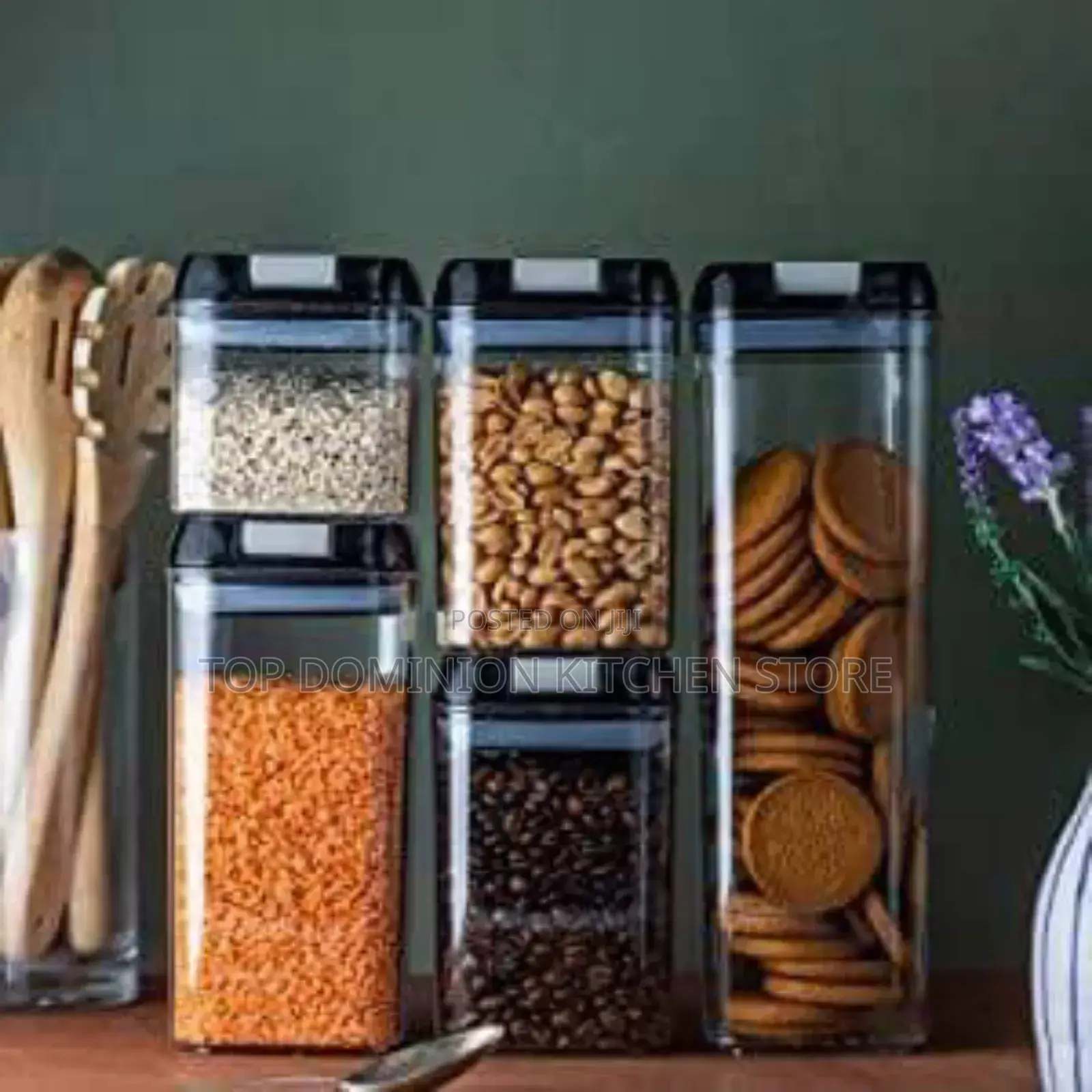 5pcs Airtight Food Storage Canister Set