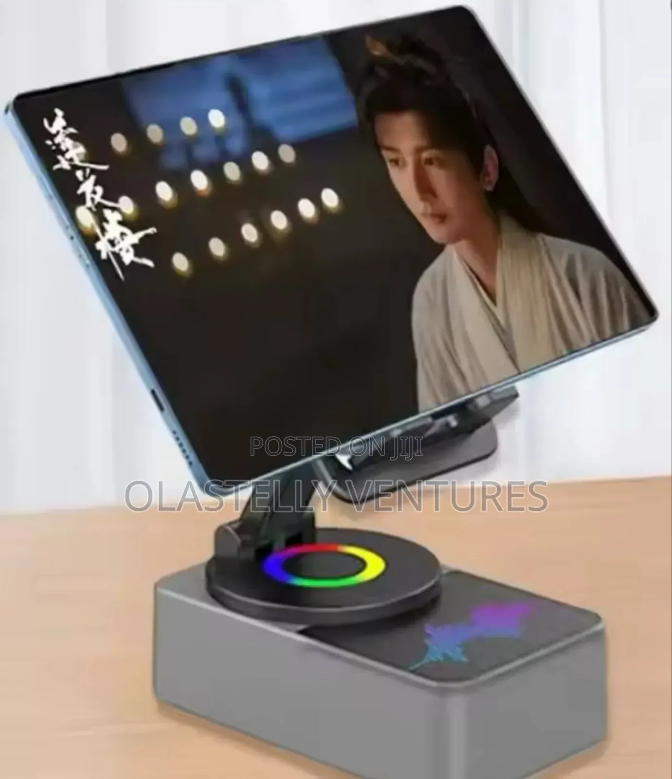 Phone Stand With Speaker 3 in 1 Mobile Phone Holder Ti