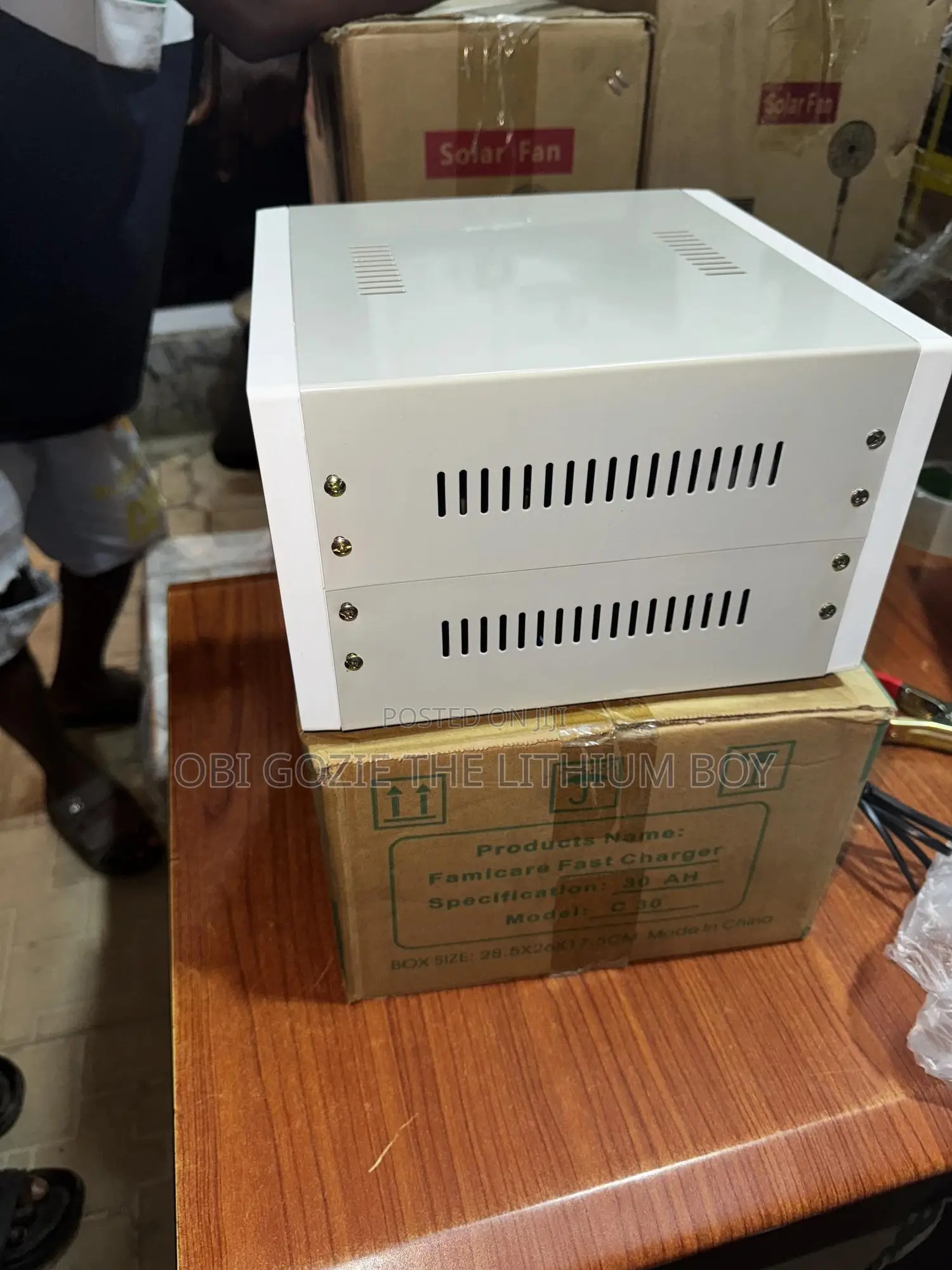 Famicare Tubular Solar Battery Fast Charger Is Available In Stock.