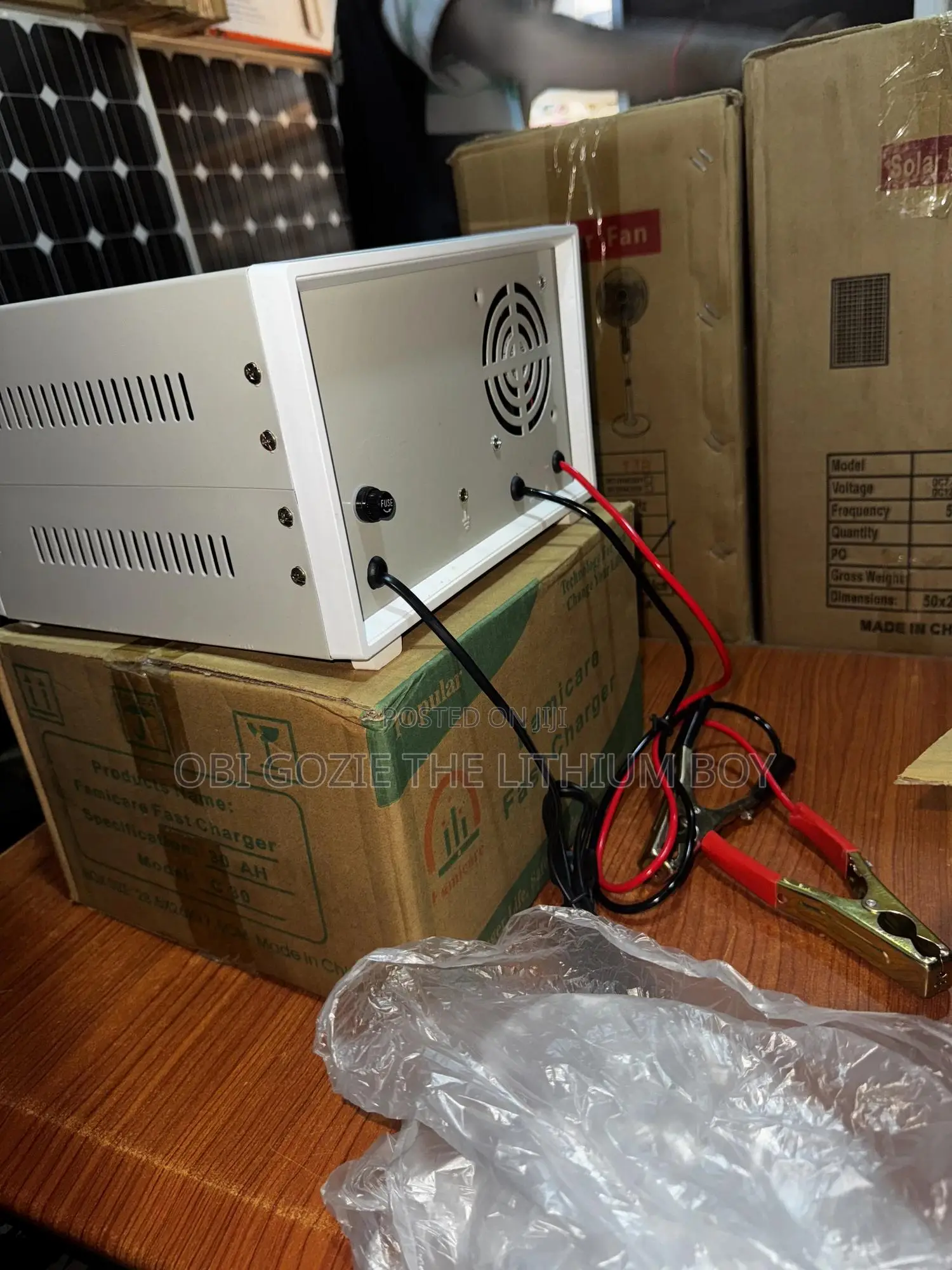 Famicare Tubular Solar Battery Fast Charger Is Available In Stock.