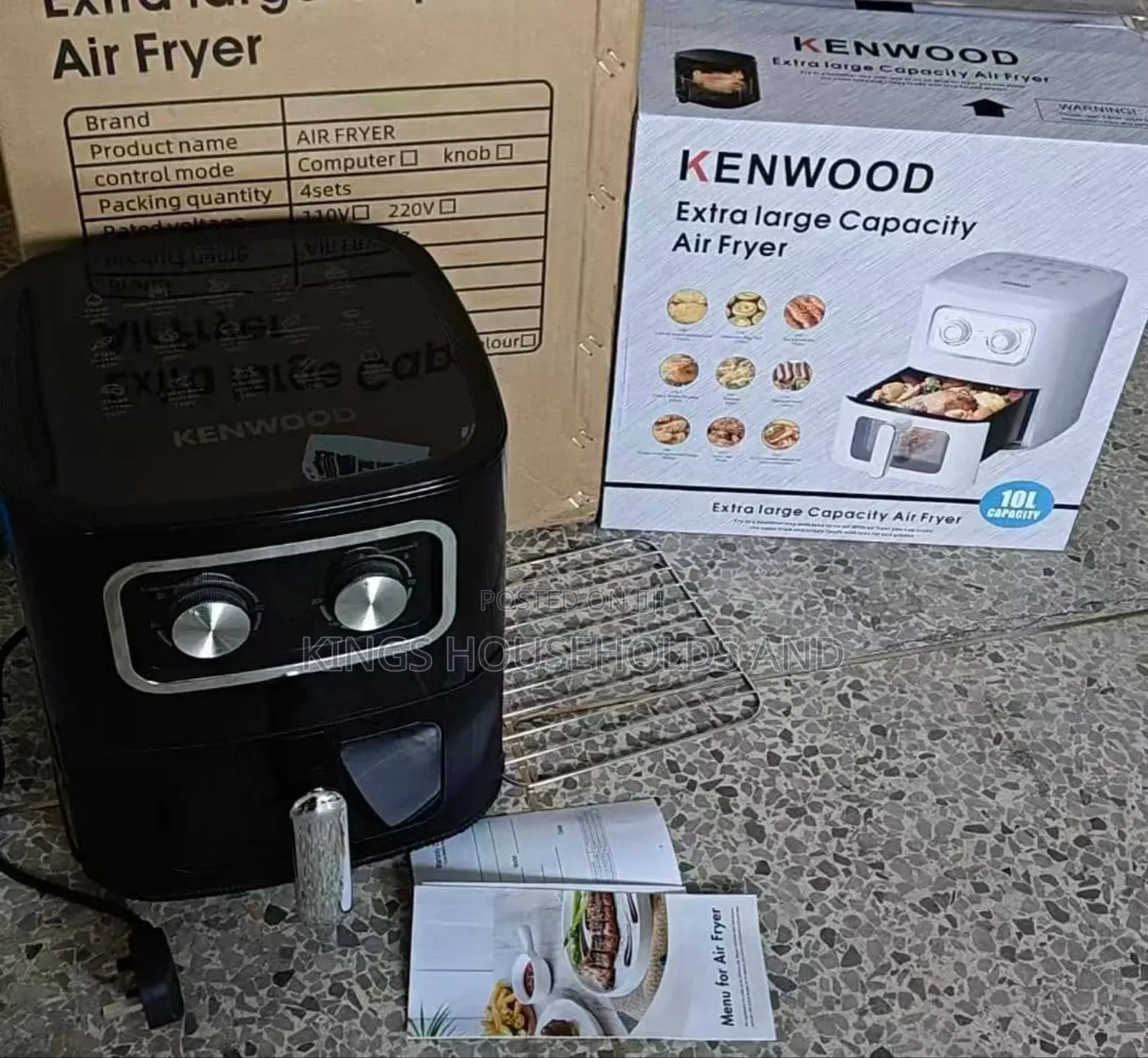 10liter Kenwood Airfryer