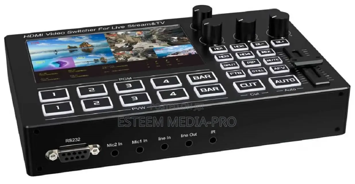 Sofly 4-Ch Hdmi Video Switcher With Built-in 5-Inch Screen