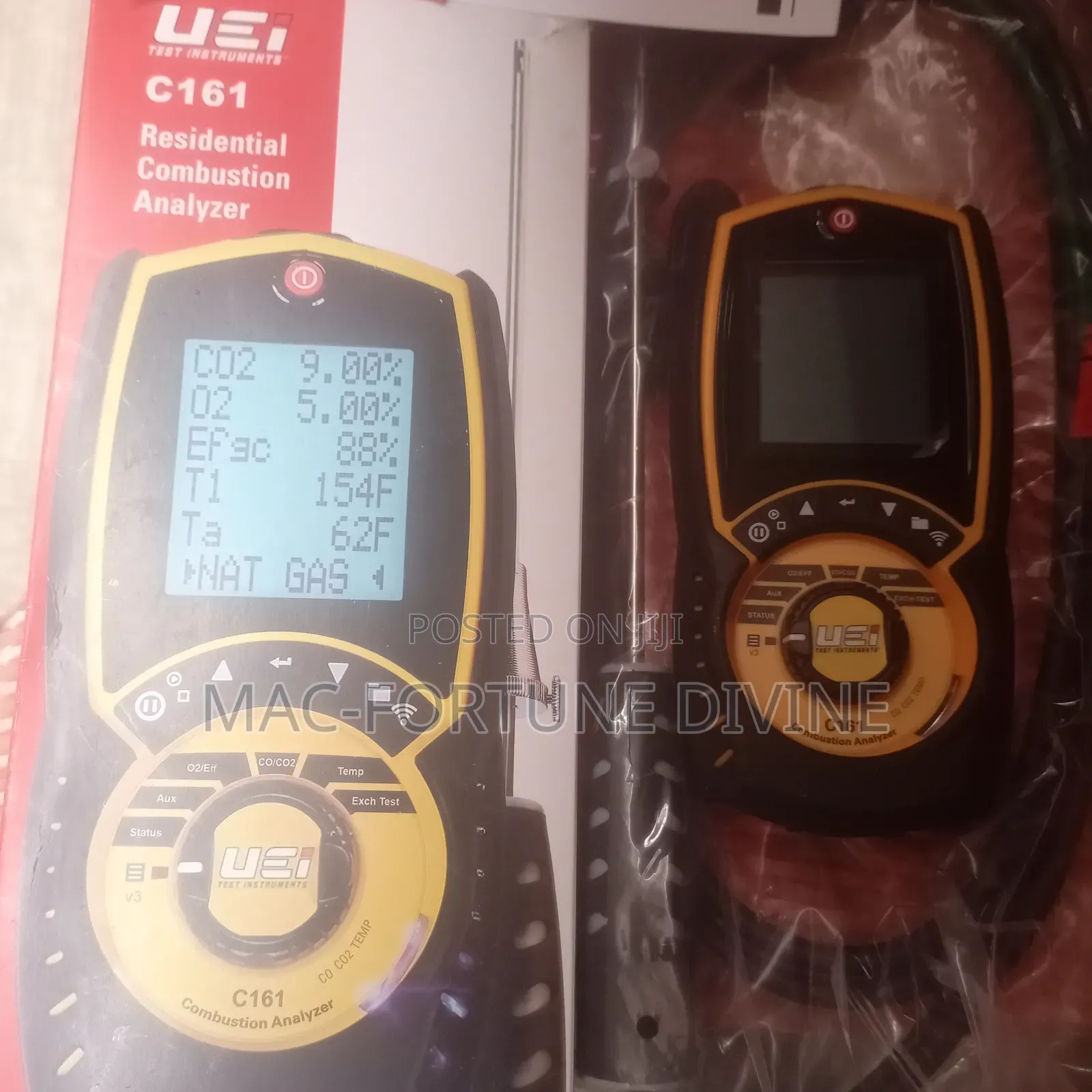 Combustion Gas Analyzer Co2,O2 Temperature Analyslzer