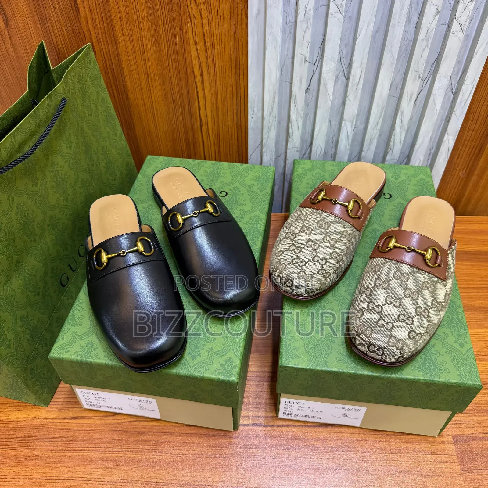 Original Gucci Half Shoes Available in Store