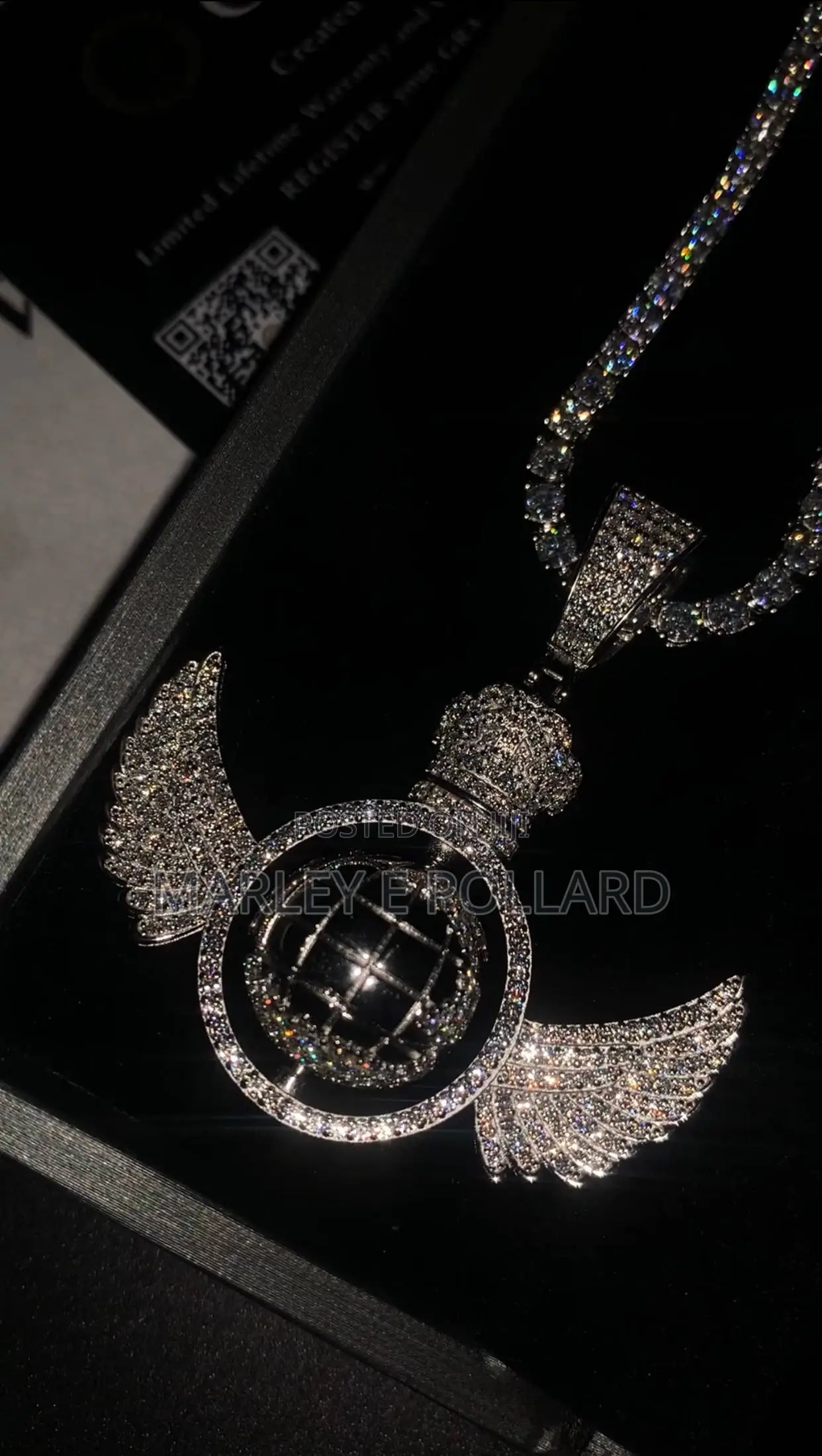 VVS Moissanite Wings Styles Necklaces