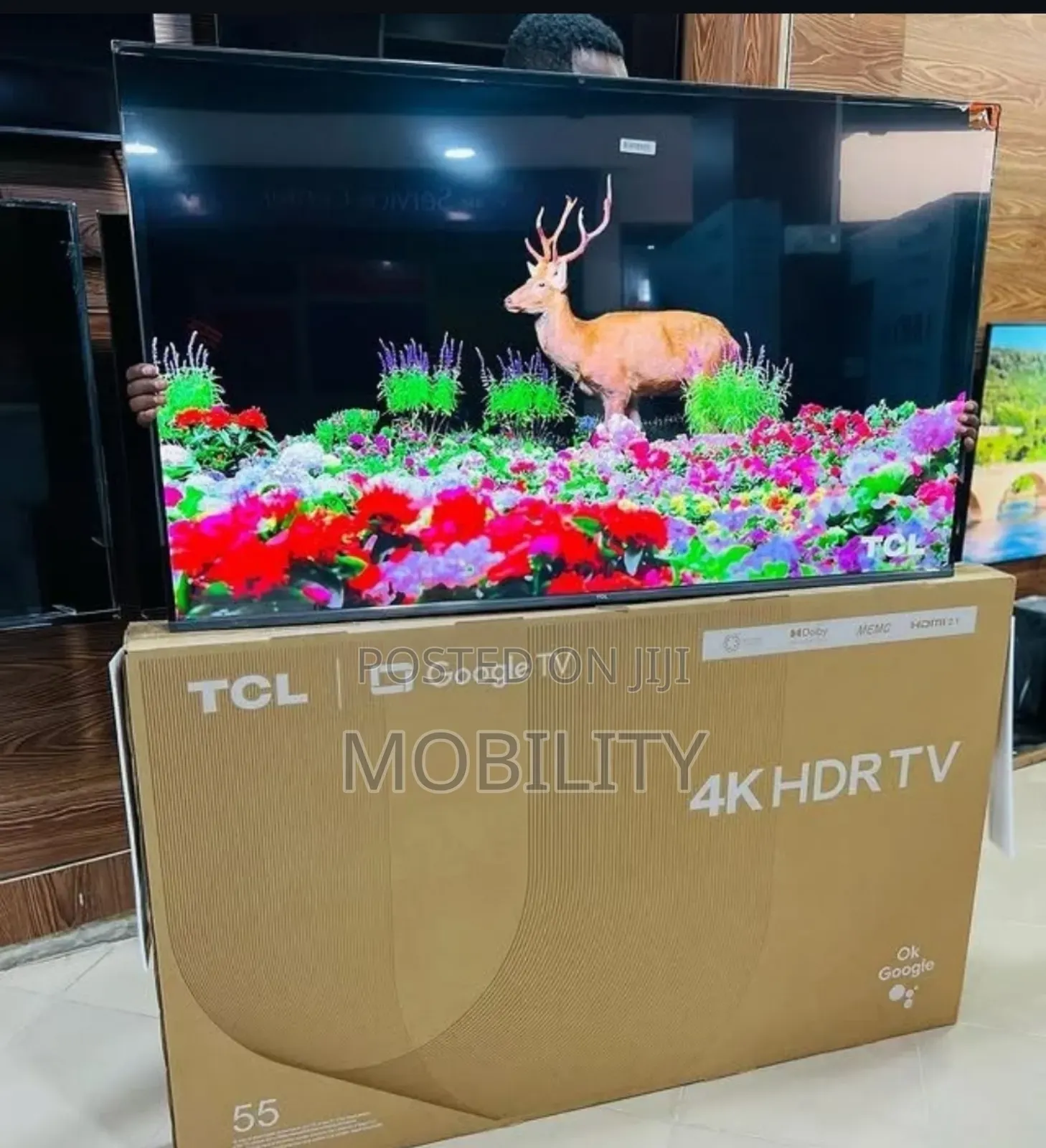 Tcl 55"Inches Android Smart Tv 2025model Real Google Tv