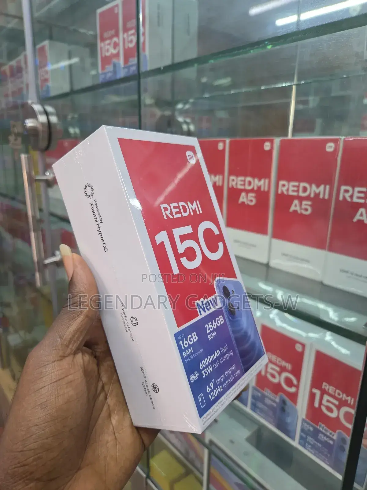 New Xiaomi Redmi 15C 4G 256 GB Black