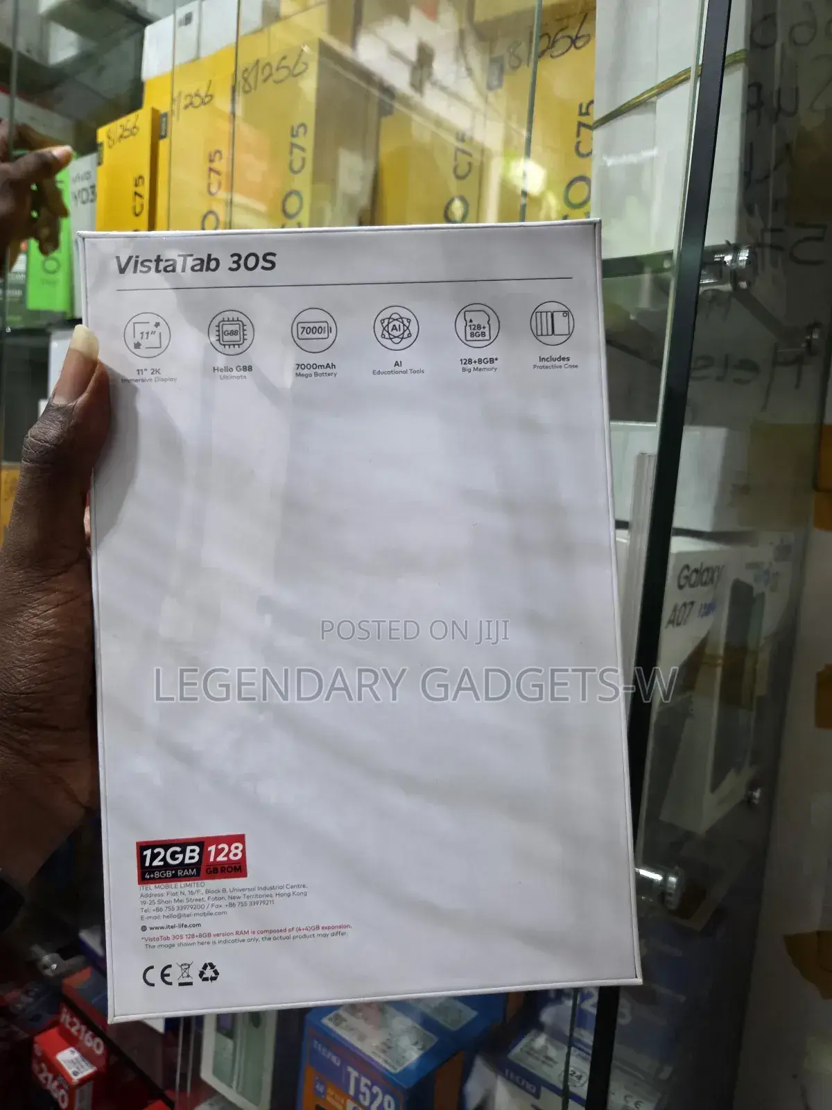 New Itel VistaTab 30S 128 GB Black