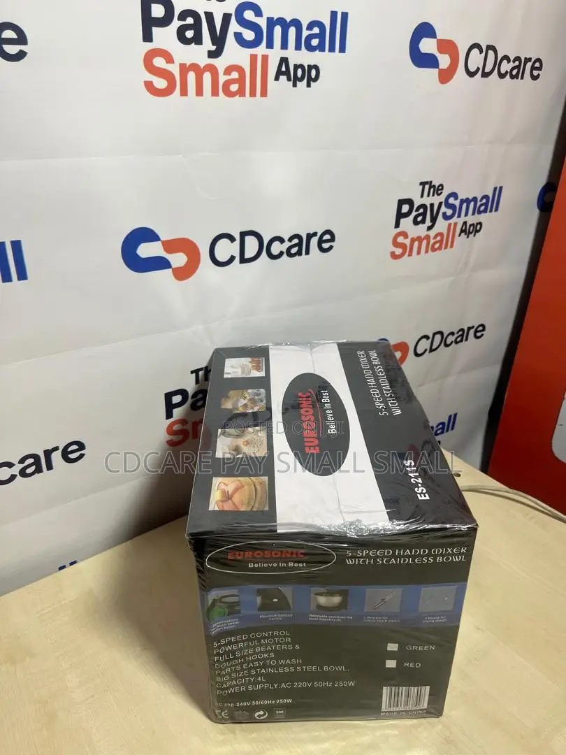 Pay Small Small Eurosonic Super Handmixer On Cdcare.App
