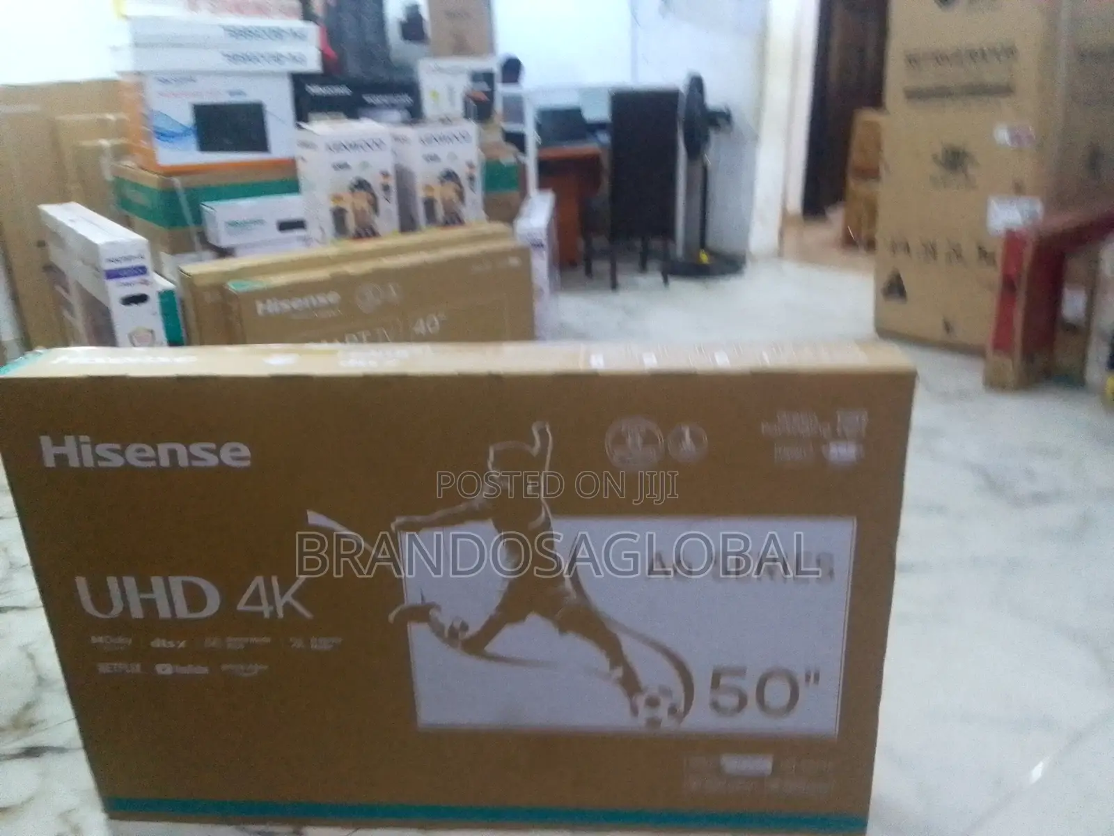 Smart and Stylish – Hisense 50" Uhd Tv