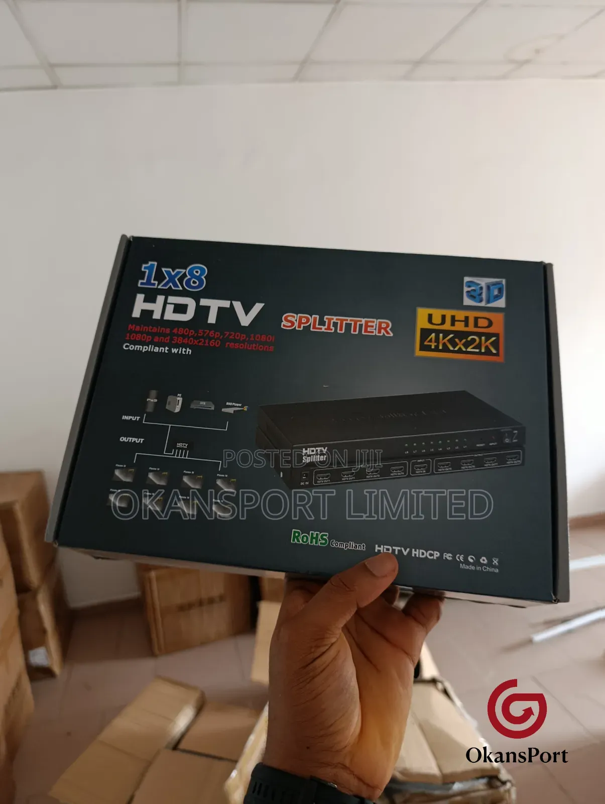 HDTV Hdmi Splitter 1x8 – Ultra Hd Video Distributor
