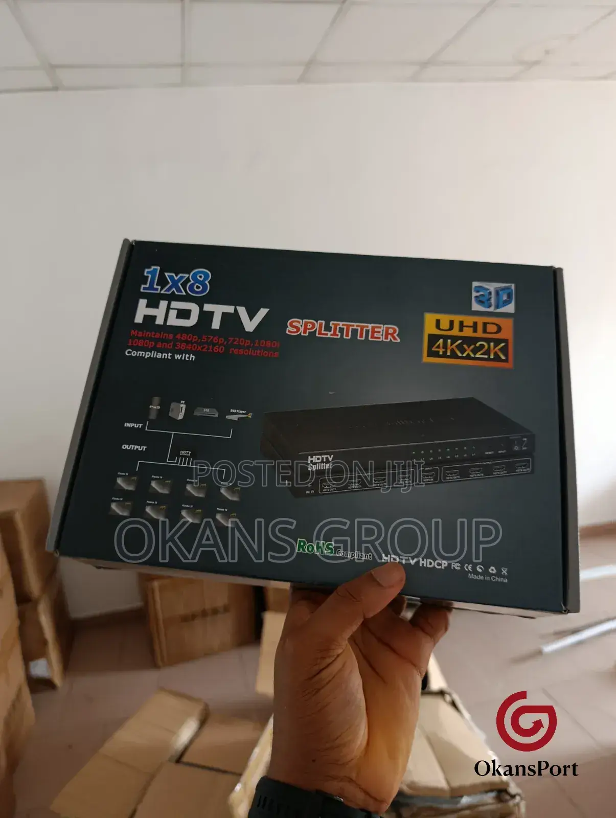 HDTV Hdmi Splitter 1x8 – Ultra Hd Video Distributor