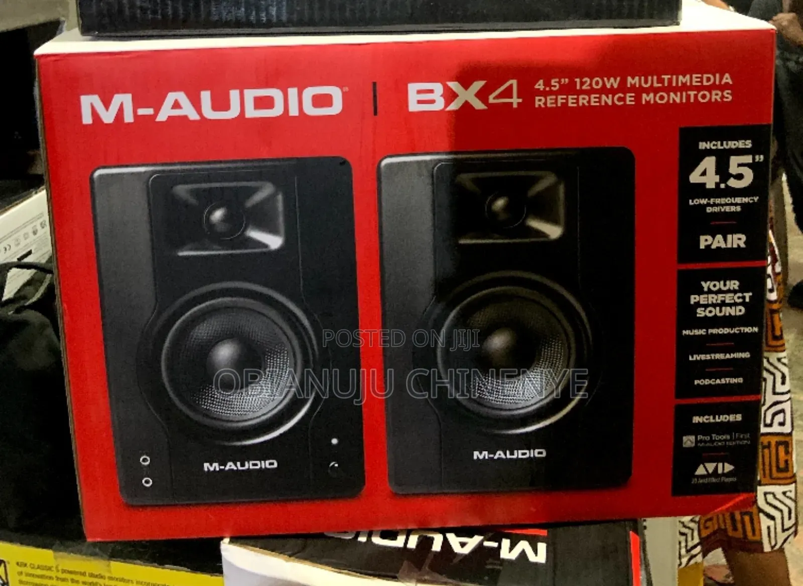 M-Audio Bx4 Monitor (4.5 Inches Reference