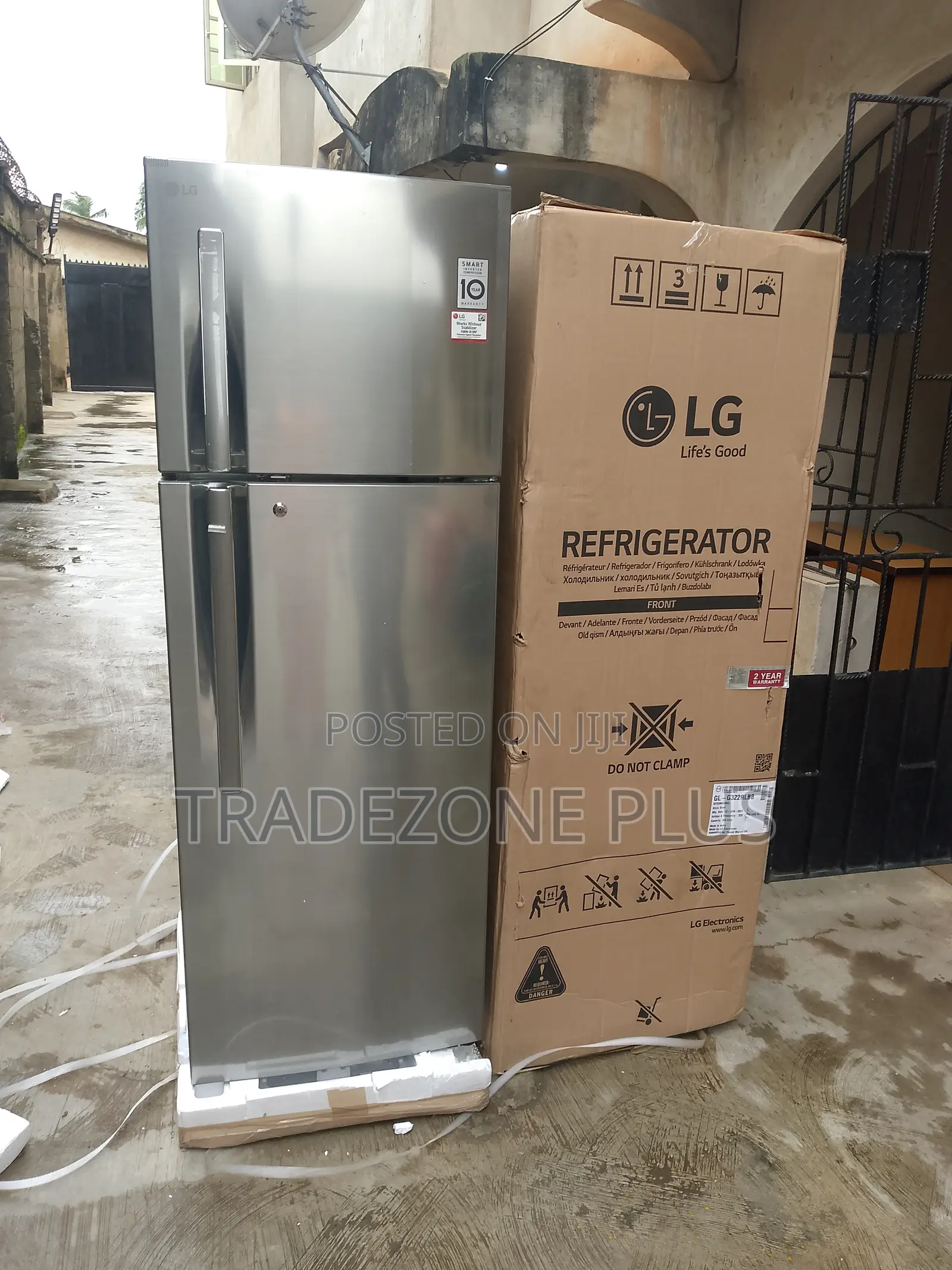 Lg 308l Frost Free Inverter Refrigerator (Double Door)