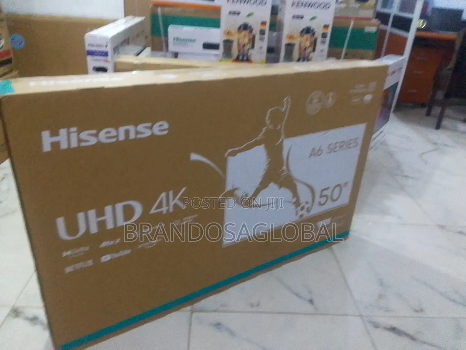 Smart Features Enabled – Hisense 50” Uhd Tv