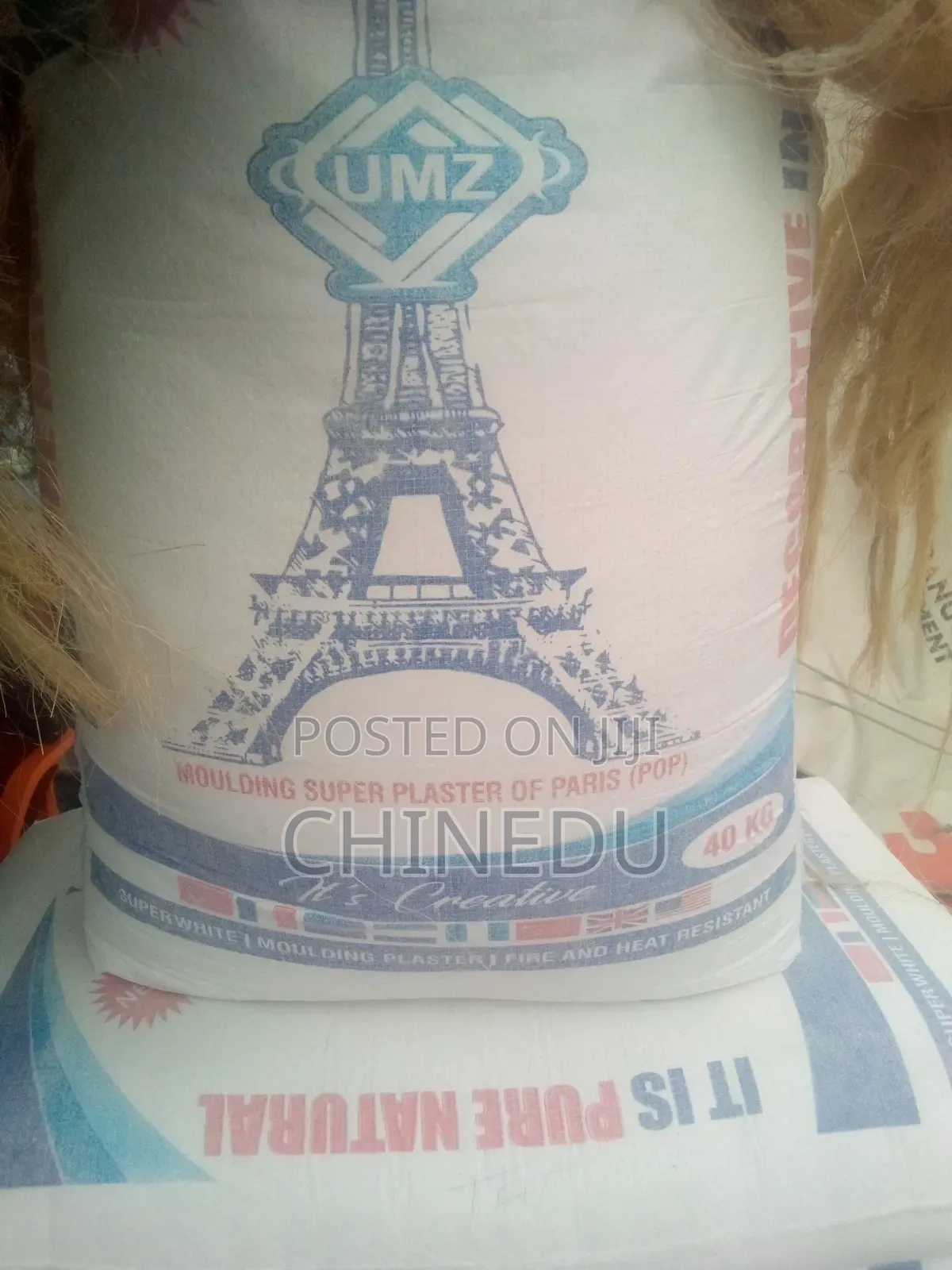 White Cement / Plaster of Paris Pop
