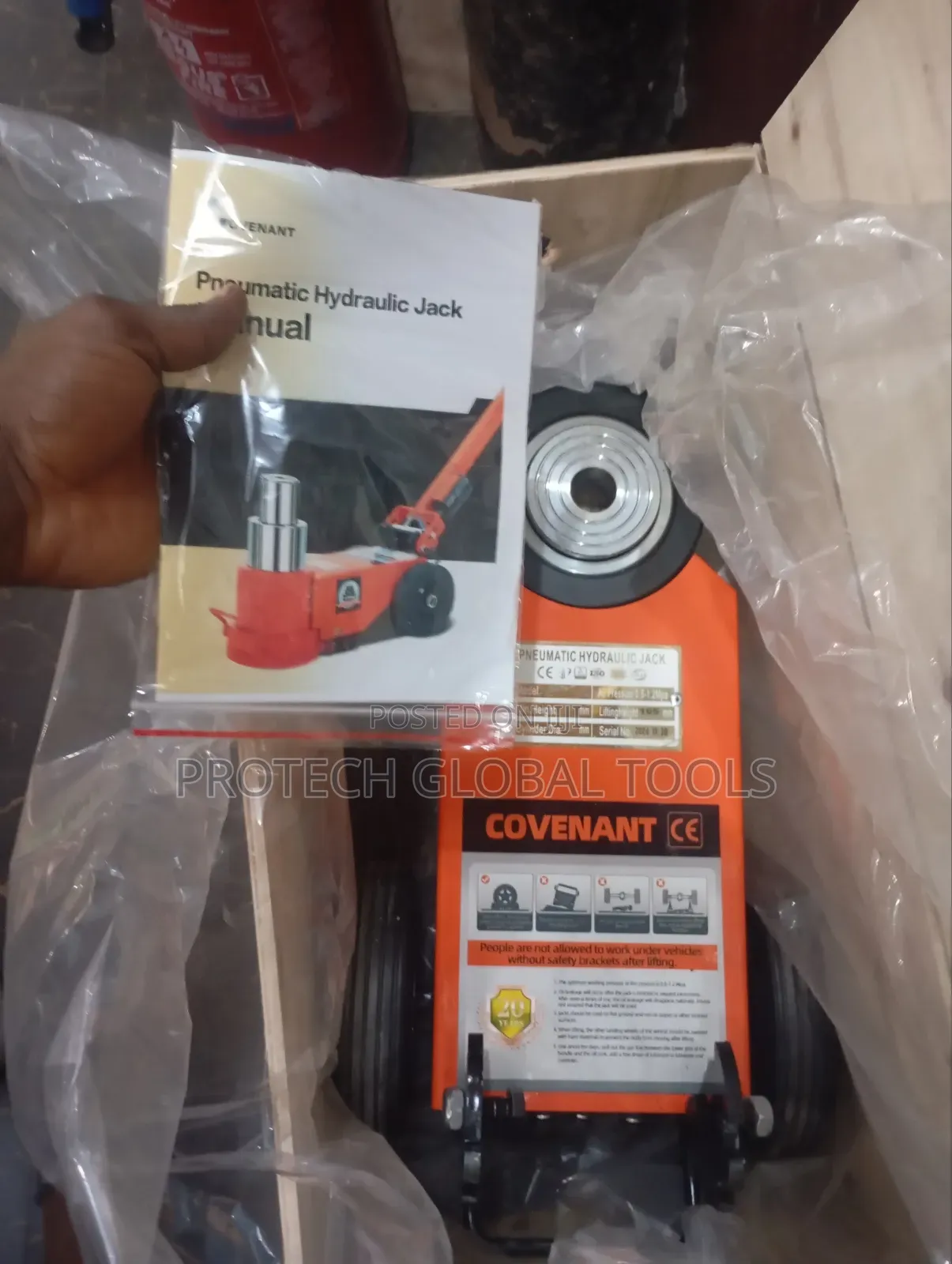 50ton Pnuematic Hydraulic Floor Jack