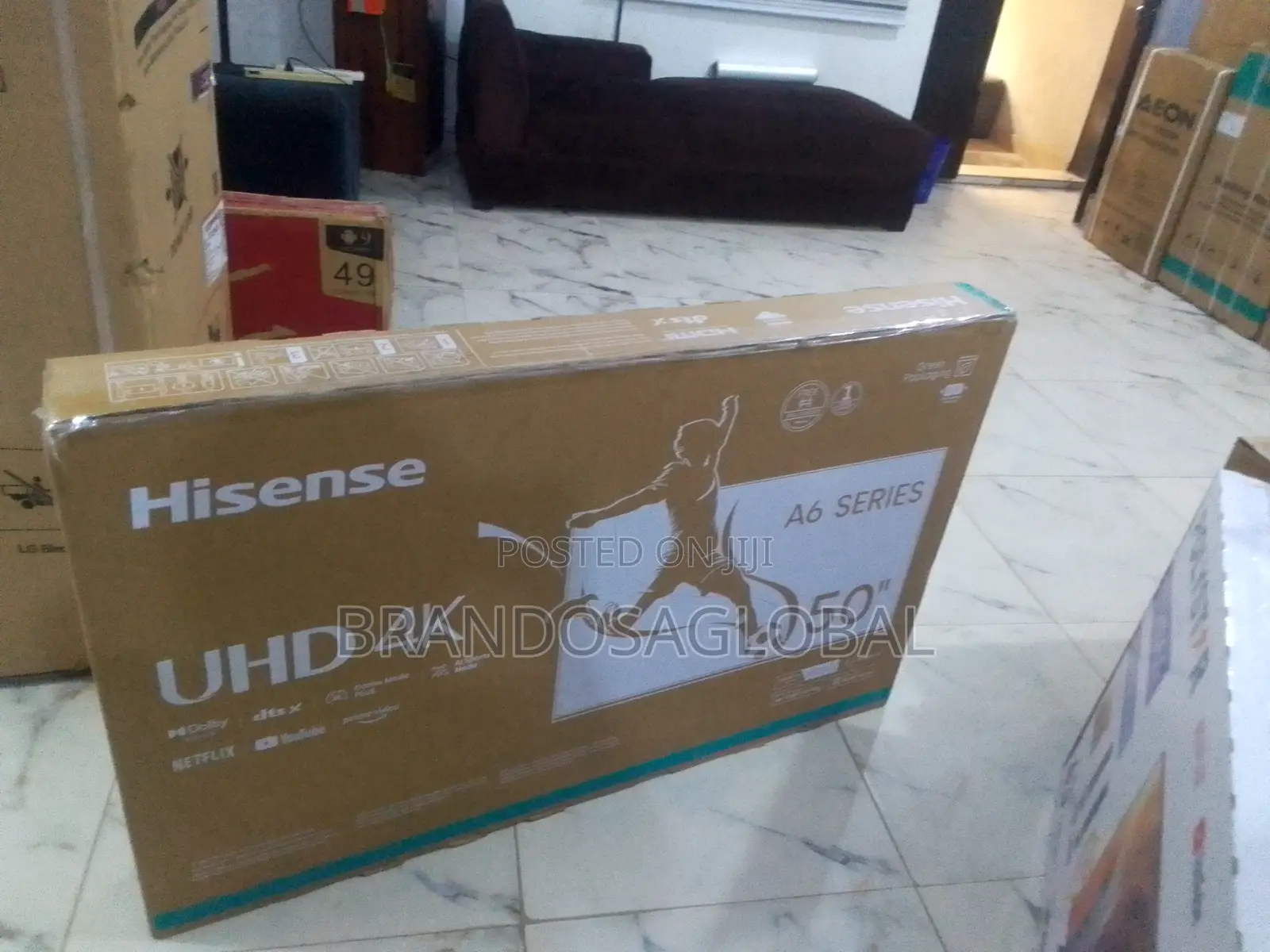 Watch in With Hisense 50" Smart Tv