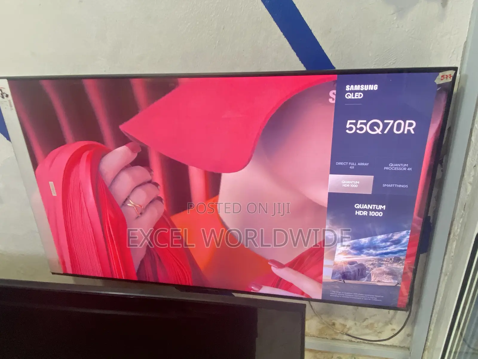 Samsung Smart Q70r Smart Tv 55”Inches Qled Swith Direct Full 8 Times
