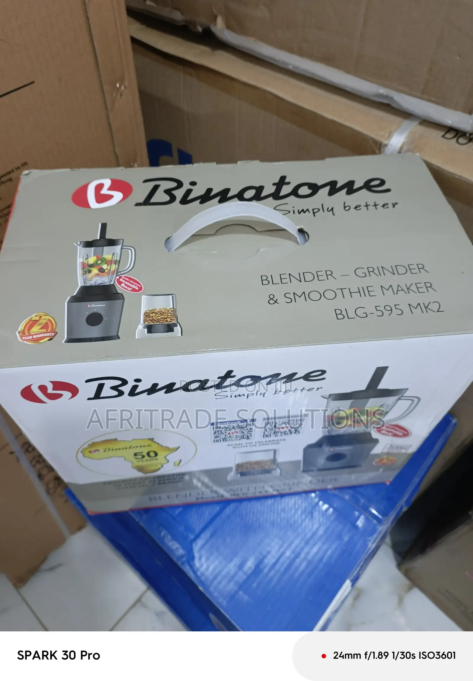 High-Speed Blender – Binatone BLG-595 Mk2