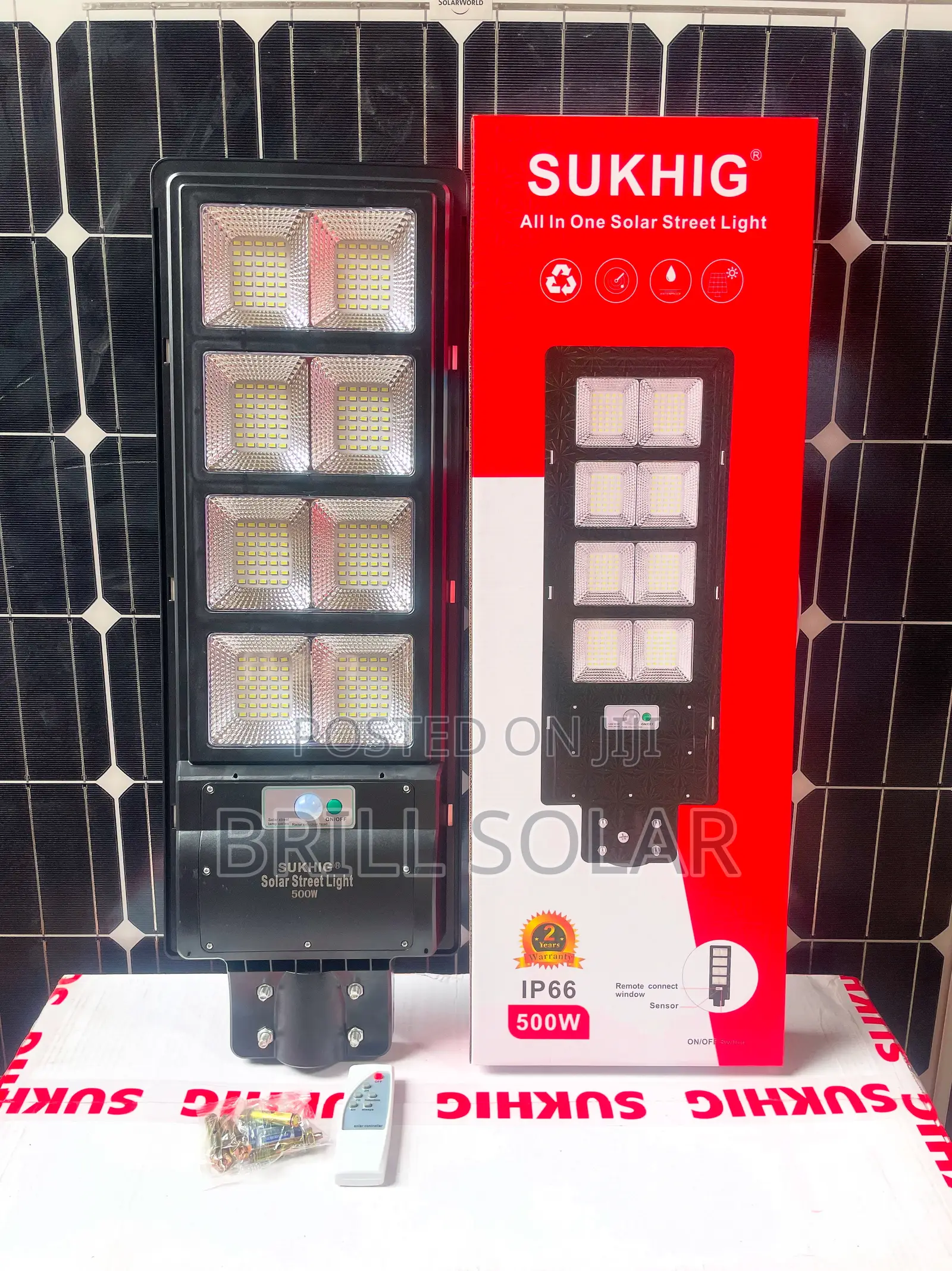 500w Sukhig All-in-One Solar Street Light