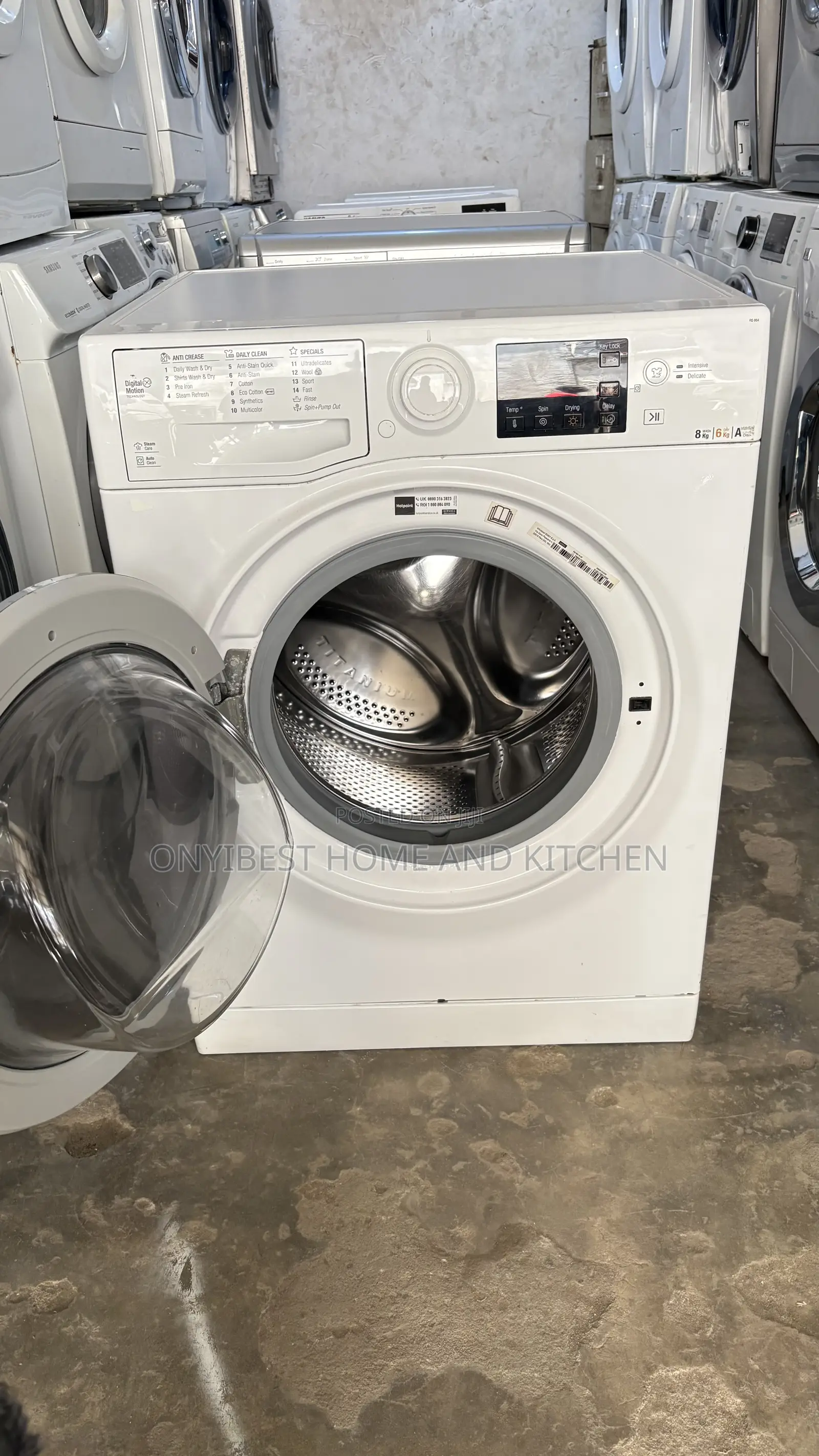 Hotpoint 8/6kg Wash and Dry Washing Machine