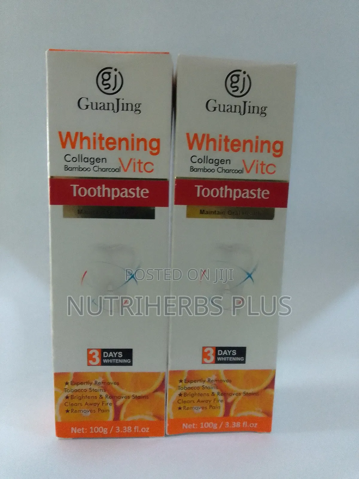 Guanjung Whitening Collagen Toothpaste: For Teeth Brightening