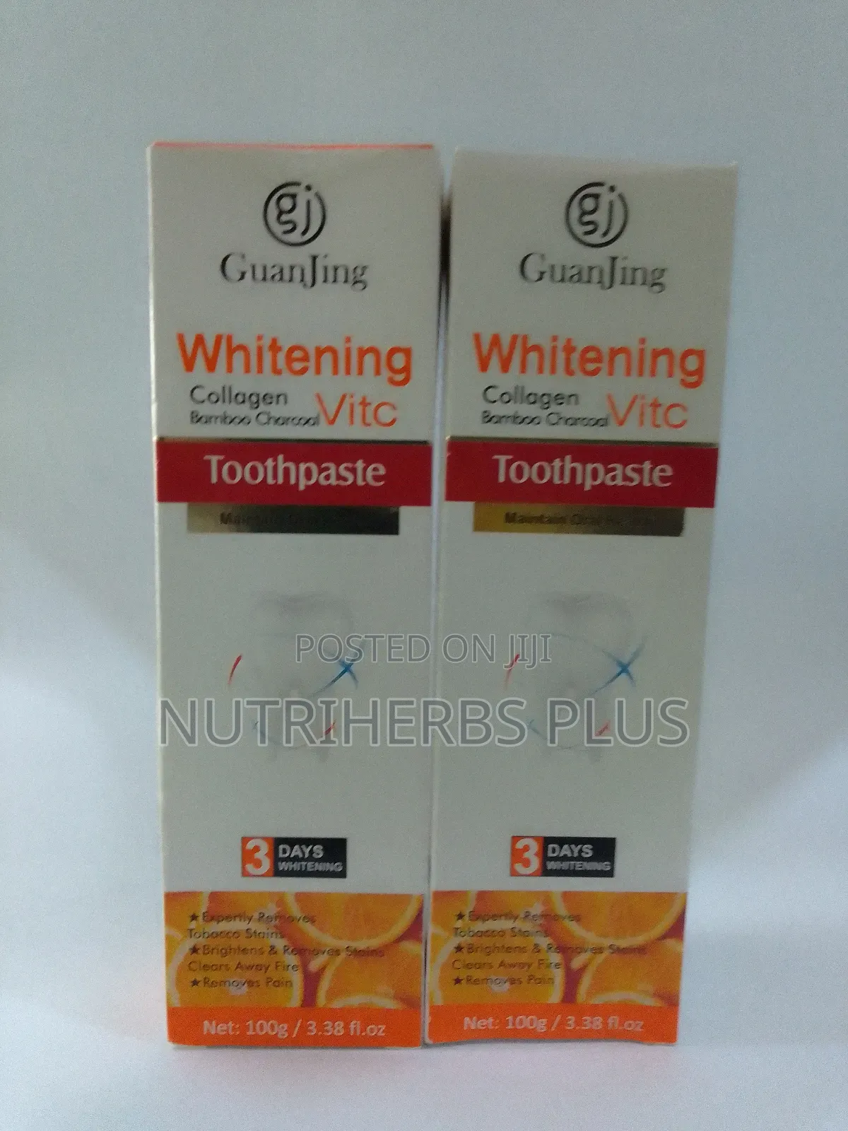Guanjung Whitening Collagen Toothpaste: For Teeth Brightening