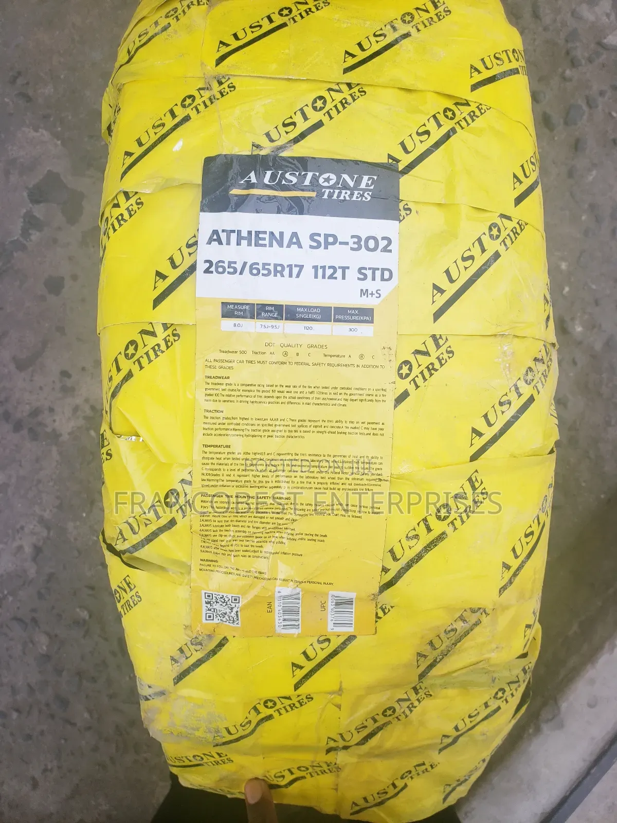 265/65r17 Austone Tyre
