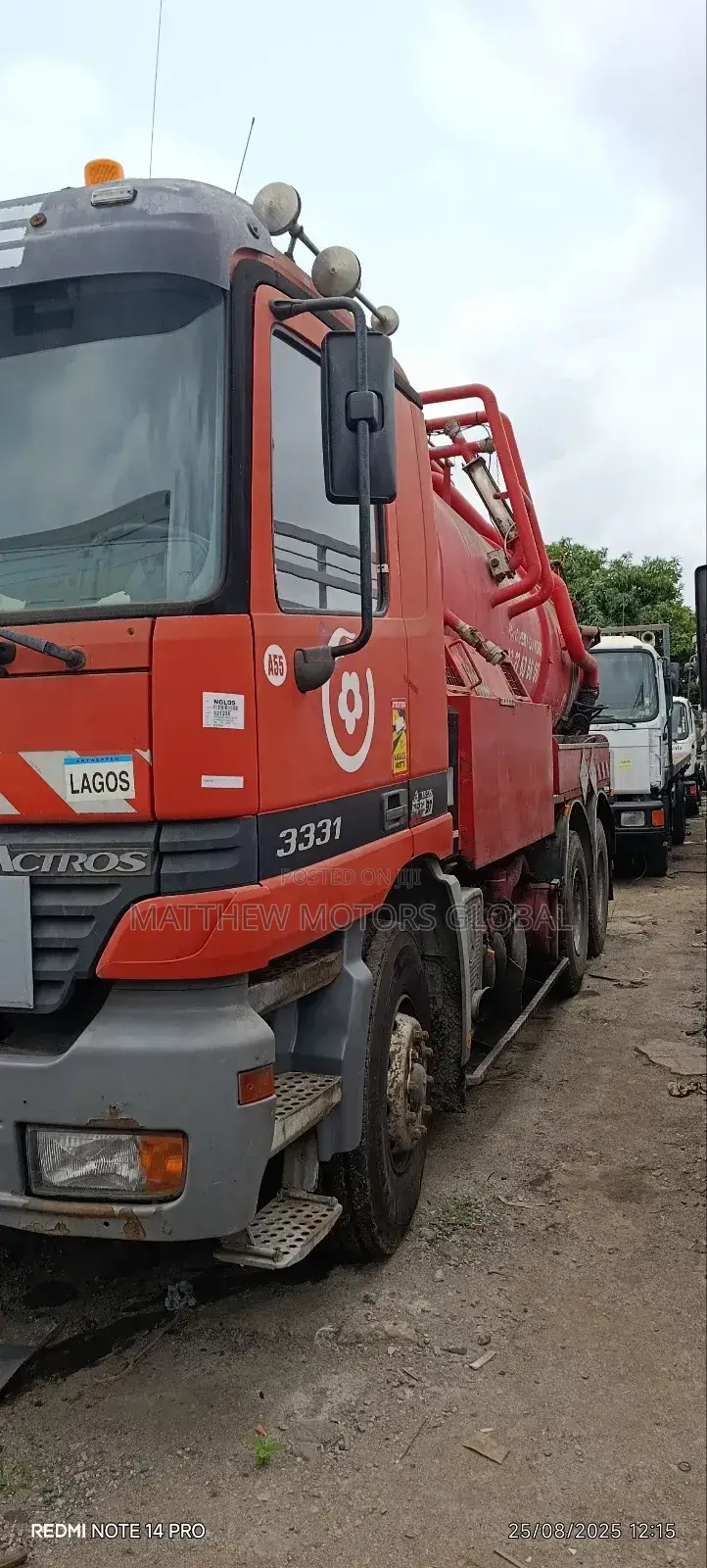Newly Arrived Mercedes Benz Actros Sewage Truck