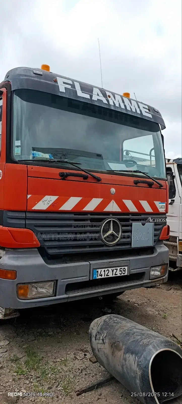 Newly Arrived Mercedes Benz Actros Sewage Truck