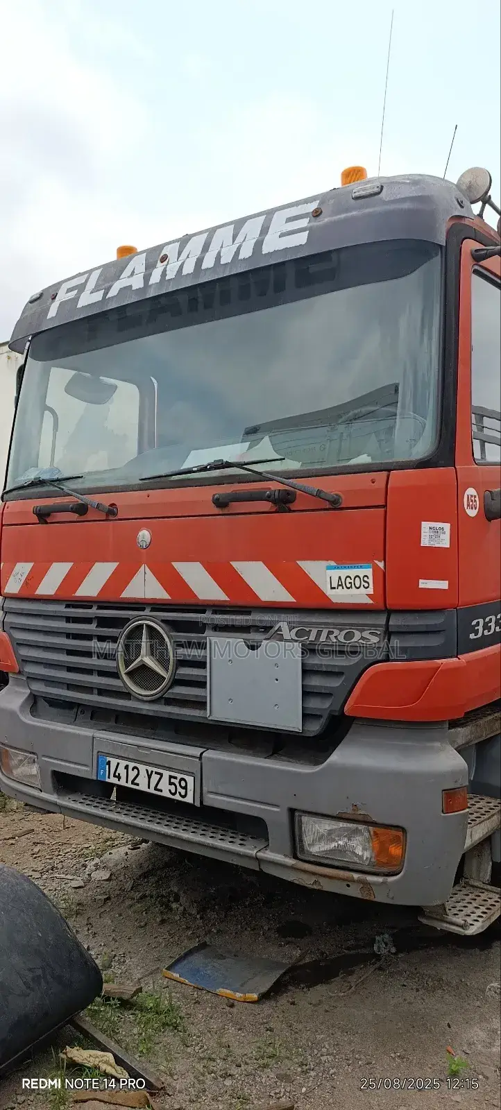 Newly Arrived Mercedes Benz Actros Sewage Truck