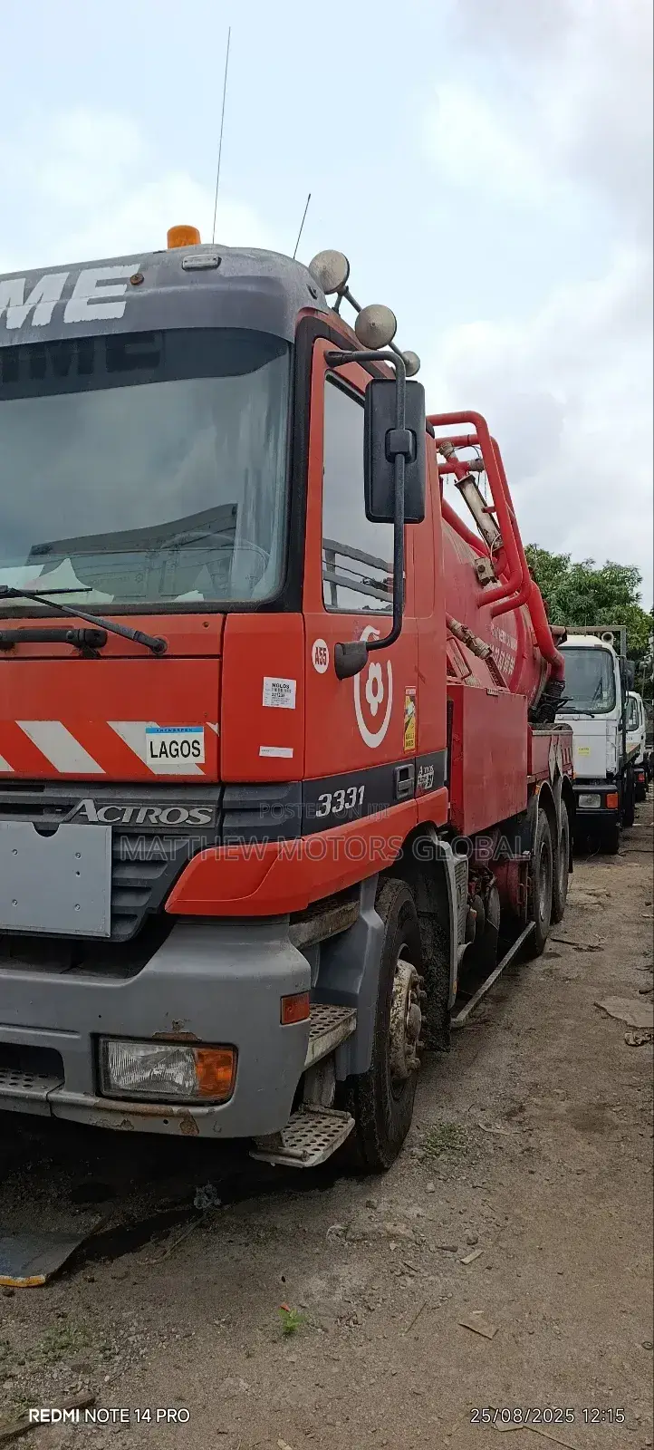 Newly Arrived Mercedes Benz Actros Sewage Truck