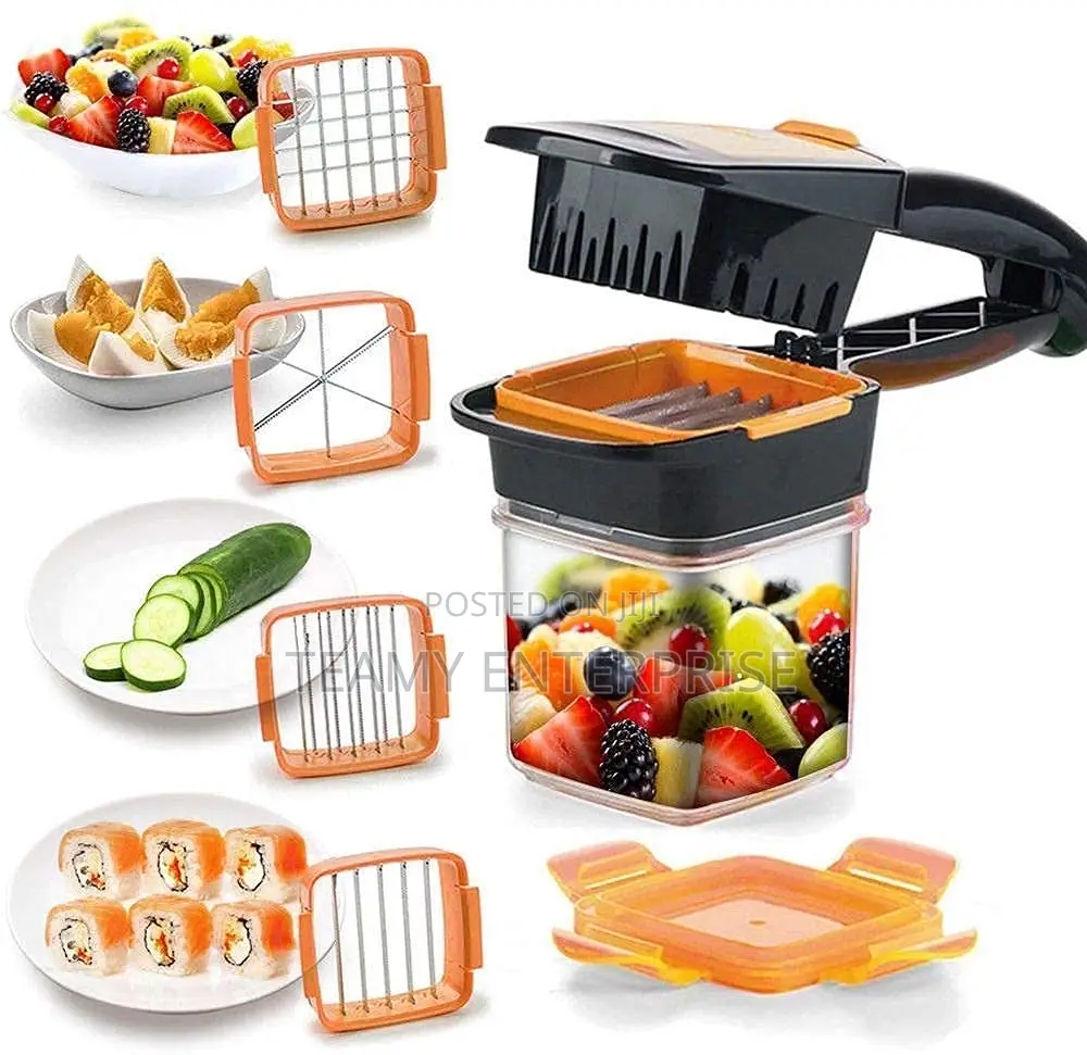 5 in 1 Quick Nicer Dicer Vegetable Chopper With Multiple Head