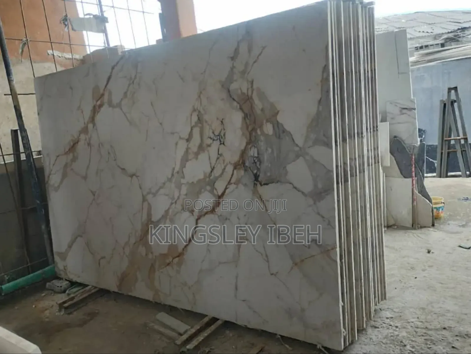Ocean Gold Marble Slab for Kitchen Top and Dining Table