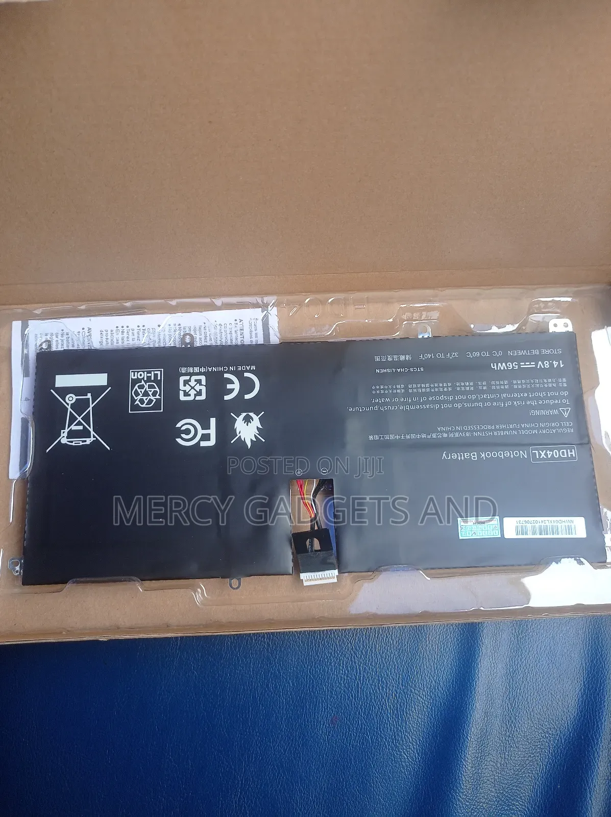 Hd04xl for Hp Envy Spectre Notebook Laptop Battery