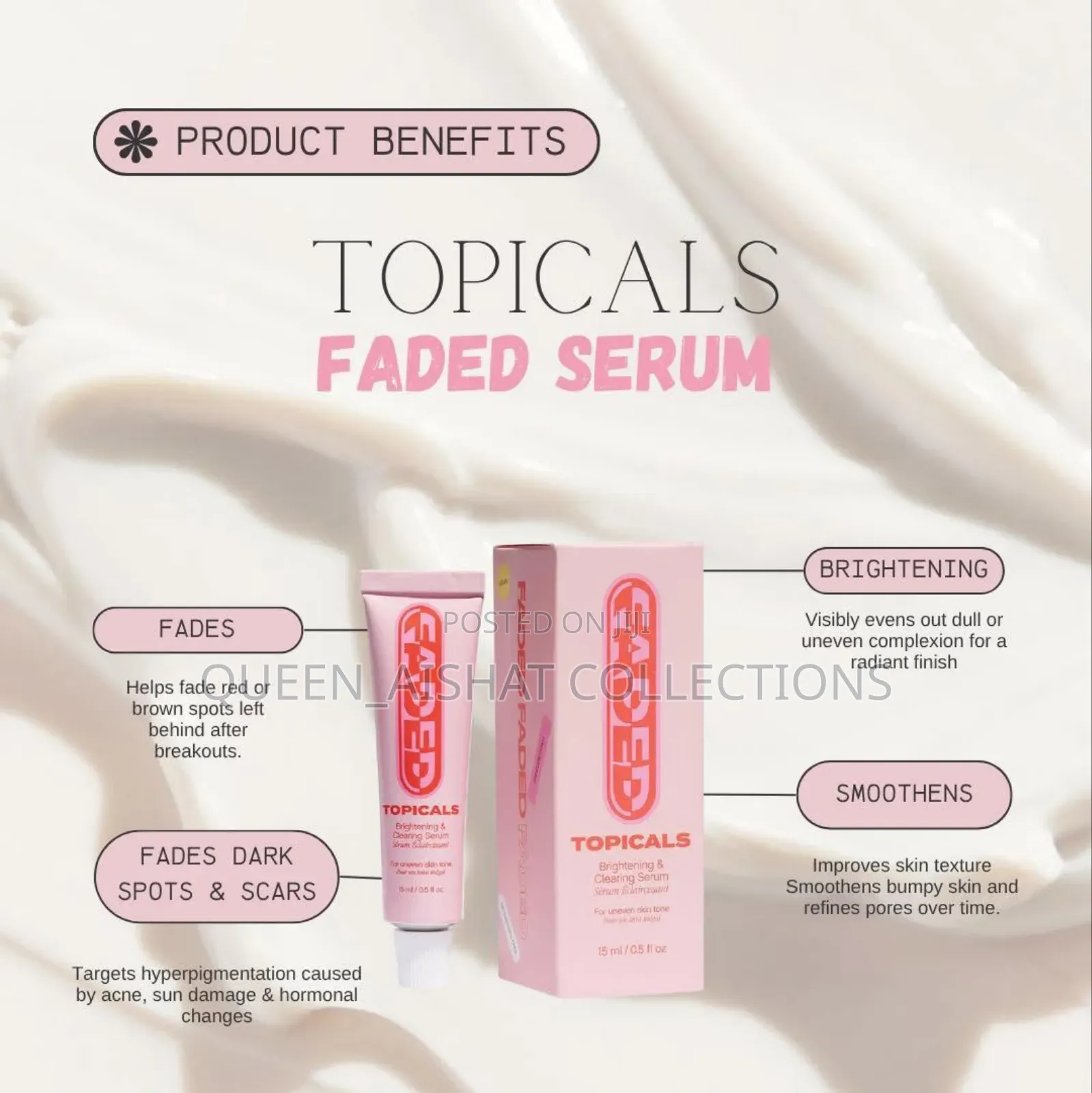 Faded Topical Brightening Clearing Serum 15ml