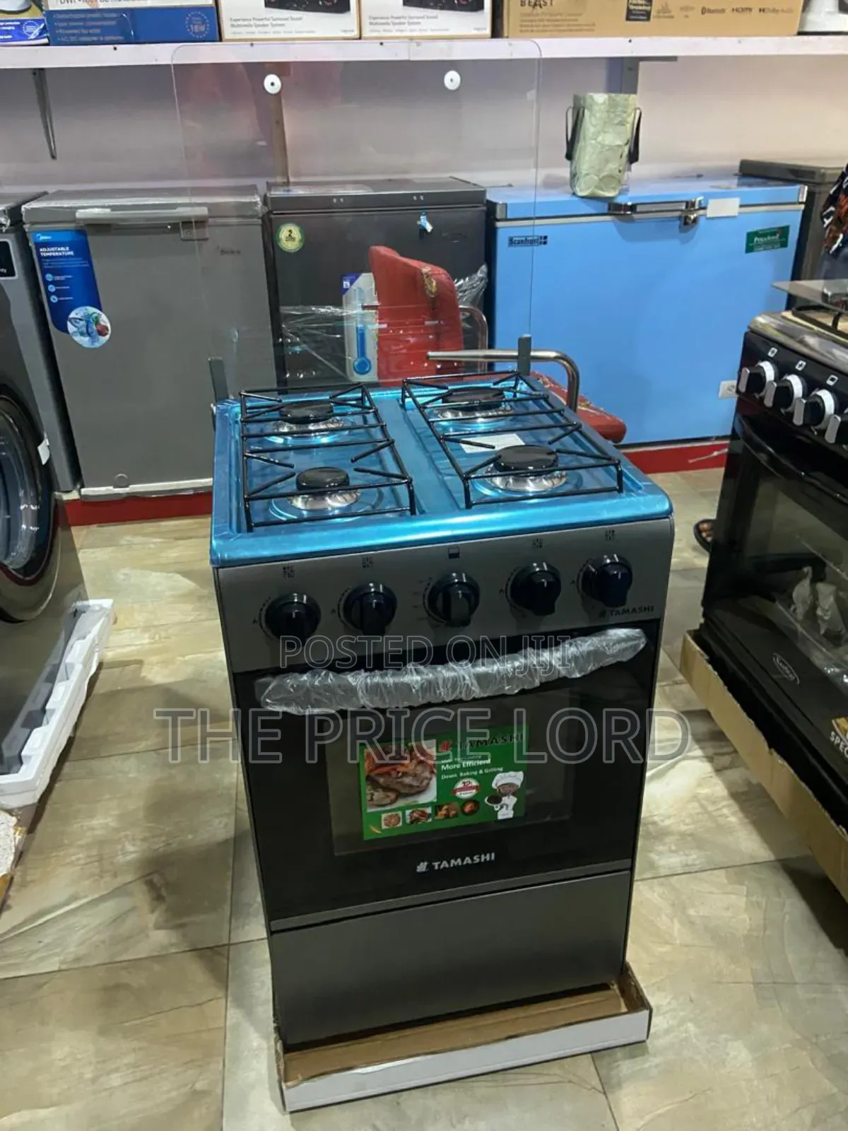 Tamashi Gas Cooker 4 Burner